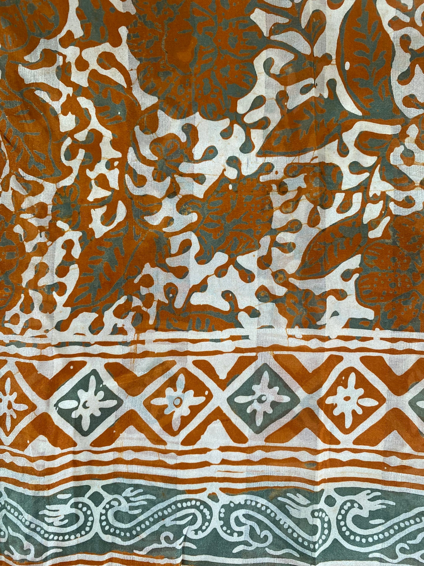 100% Silk Scarf Orange